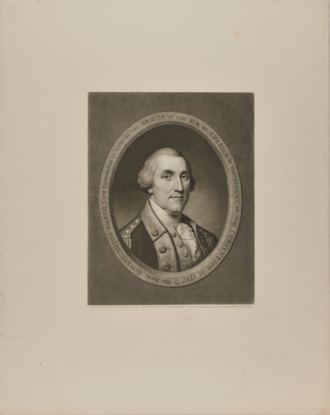 HIS EXCEL. G. WASHINGTON, ESQ., LATE COMMANDER IN CHIEF OF THE ARMIES OF THE U.S. OF AMERICA AND PRESIDENT OF THE CONVENTION OF 1787