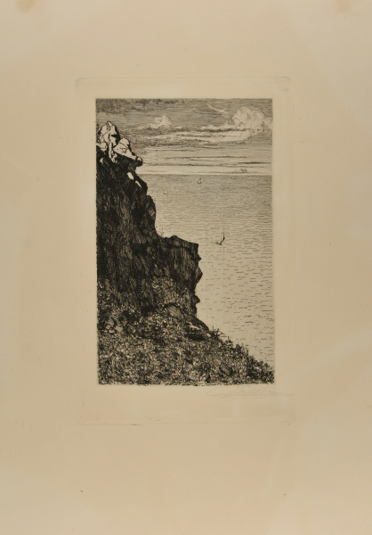 MARINE WITH STEEP, ROCKY SHORE