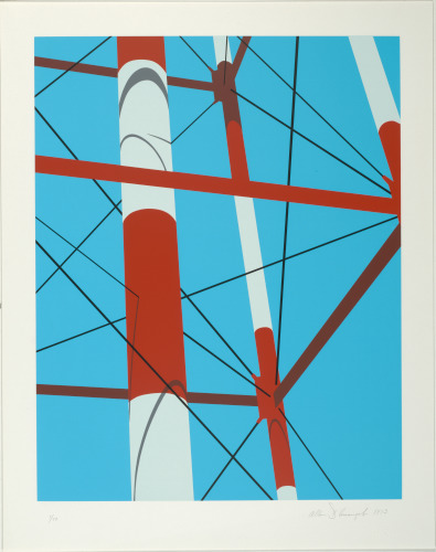 WATER TOWER, VIEW OF RIGHT SIDE, MIDDLE