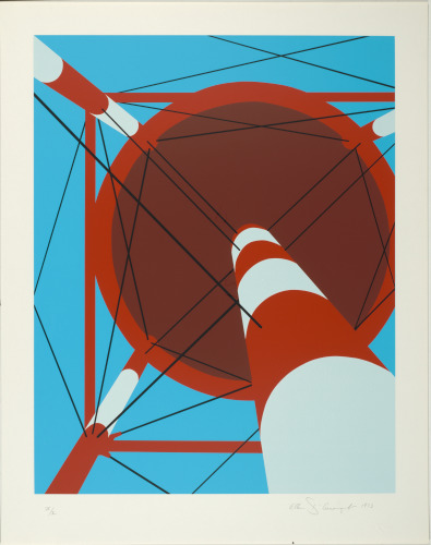 WATER TOWER, VIEW LOOKING UP, CENTER