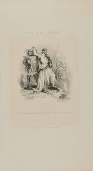 KING RICHARD TRAMPLING ON THE AUSTRIAN BANNER