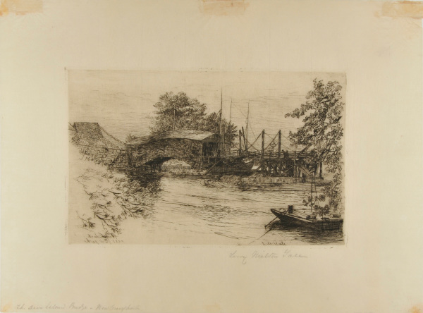 THE DEER ISLAND BRIDGE, NEWBURGPORT, MASS.