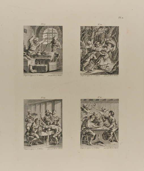 37. THE MISER 38. THE ROBBER 39. THE DRUNKARDS 40. THE GAMBLERS