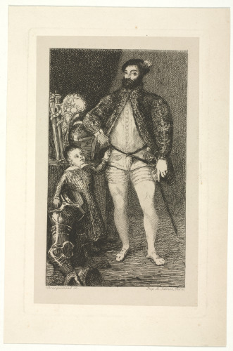THE DUKE OF URBINO AND HIS SON
