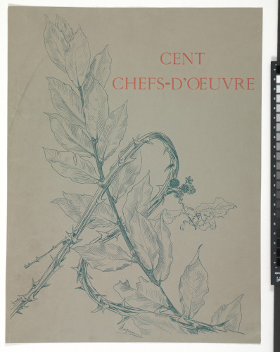 TITLE PAGE FROM THE BOOK "ALBERT WOLFF, CENT CHEFS-D'OEUVRE DES COLLECTIONS PARISIENNES (PARIS: PETIT & BASCHET, 1883)"