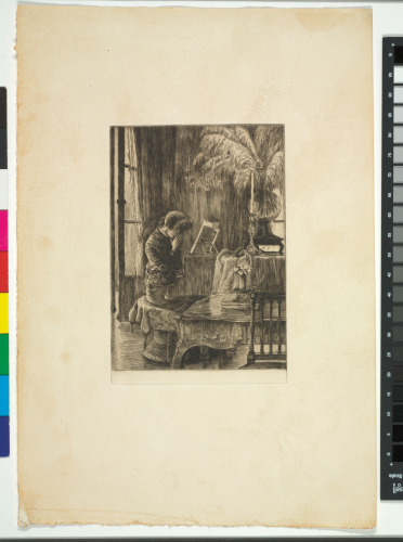 RENÉE MAUPERIN: RENÉE SITTING AT THE PIANO, CRYING