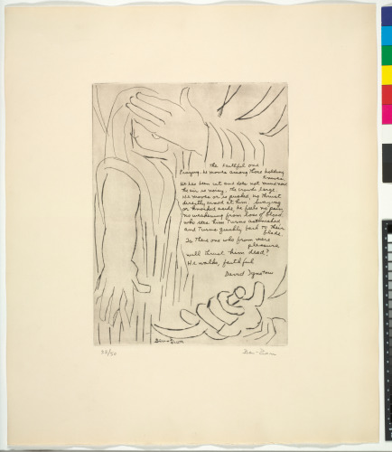 From the portfolio “21 Etchings and Poems”