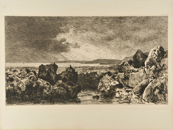 LES ROCHES NOIRES NEAR TROUVILLE (LOW TIDE)