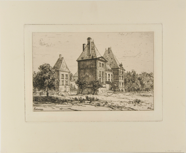 CHÂTEAU WITH SQUARE WINGS