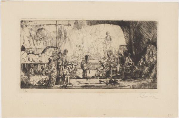 THE PINDER CIRCUS (LARGE PLATE)