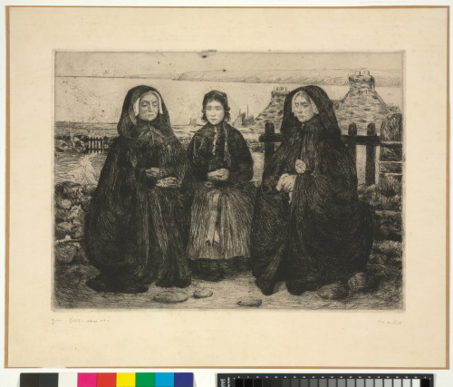 THREE MOURNING WOMEN, BRITTANY