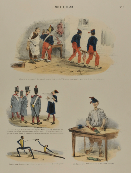 PLATE 8 FROM THE SERIES "MILITAIRIANA"