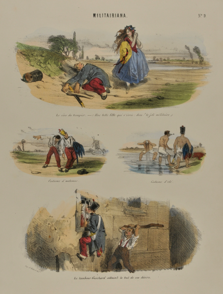 PLATE 9 FROM THE SERIES "MILITAIRIANA"