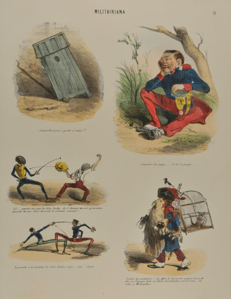 PLATE 11 FROM THE SERIES "MILITAIRIANA"