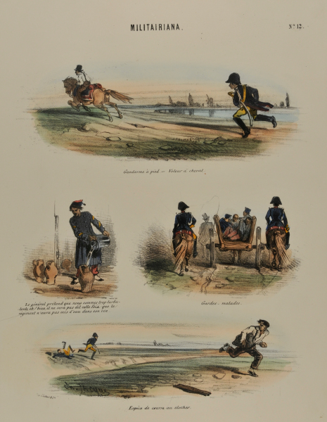 PLATE 12 FROM THE SERIES "MILITAIRIANA"