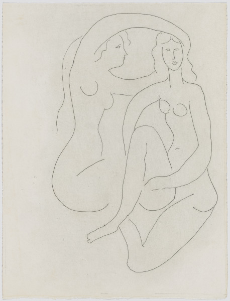 ARRANGING THE HAIR OF HÉRODIADE (REFUSED ETCHING)