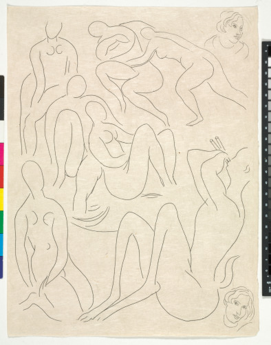 NYMPHS AND FAUN (PUBLISHED STATE, CANCELLED WITH REMARQUES)