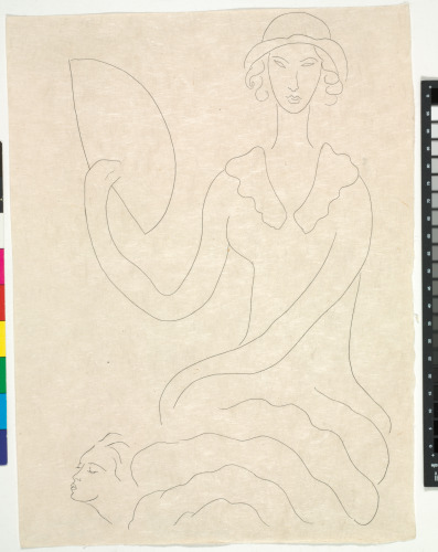 FAN OF MADAME MALLARMÉ (PUBLISHED STATE, CANCELLED WITH REMARQUES)