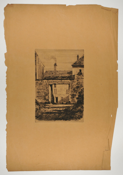 TITLE PLATE FROM THE SERIES "SEIZE GRAVURES À L'EAU-FORTE PAR JULES MICHELIN"