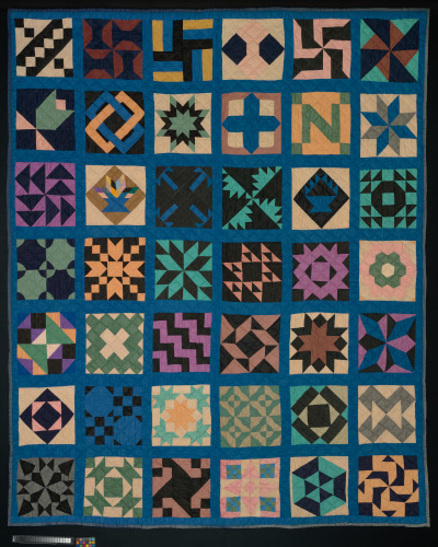DOUBLE-SIDED SAMPLER / BARS QUILT