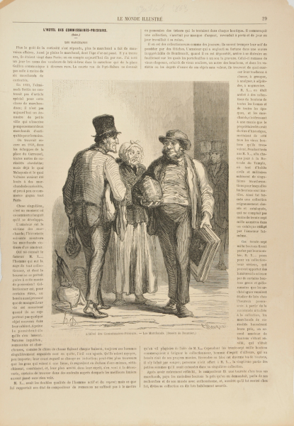 L'HÔTEL DES COMMISSAIRES-PORISEURS.--LES MARCHANDS.