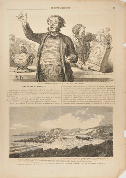 L'HÔTEL DES COMMISAIRES PRISEURS. --LE CRIEUR PUBLIC.