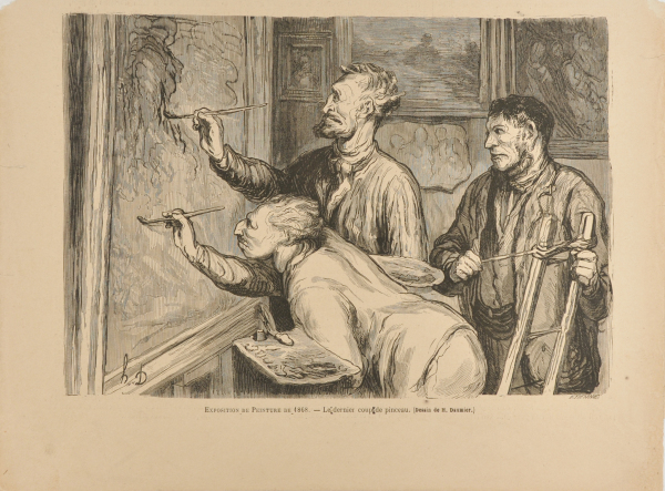 EXPOSITION DE PEINTURE DE 1868.-- LE DERNIER COUP DE PINCEAU.