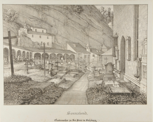 SATURDAY, CHURCHYARD AT ST. PETER'S IN SALZBURG