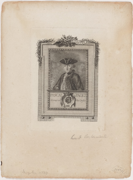PORTRAIT OF PASCAL DE PAOLI, GENERAL OF CORTE