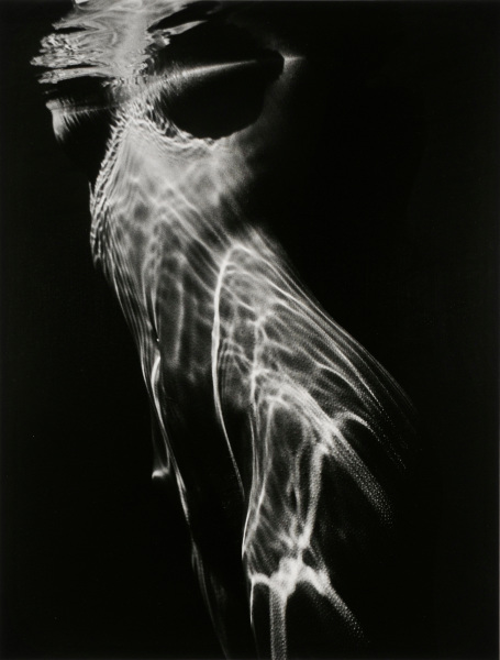 NUDE IN POOL, CARMEL VALLEY, CALIFORNIA
