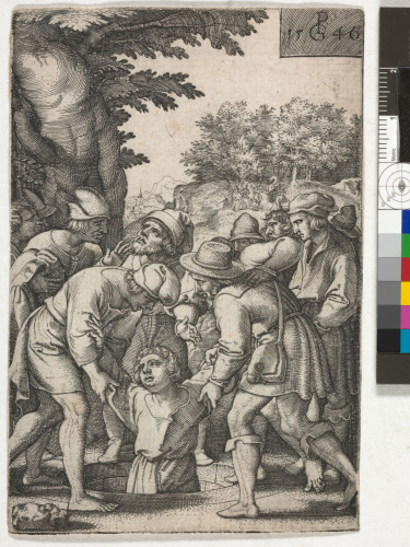 JOSEPH BEING SUNK INTO A WELL