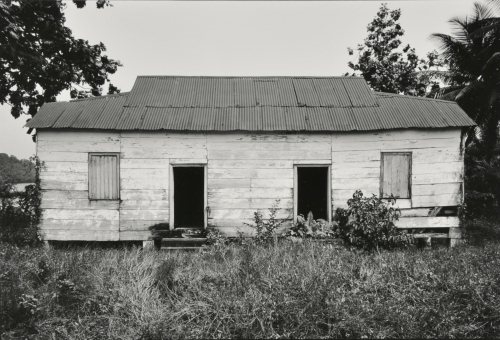 DANCE HALL AND SCHOOL, CA. 1940, EDINA, LIBERIA
