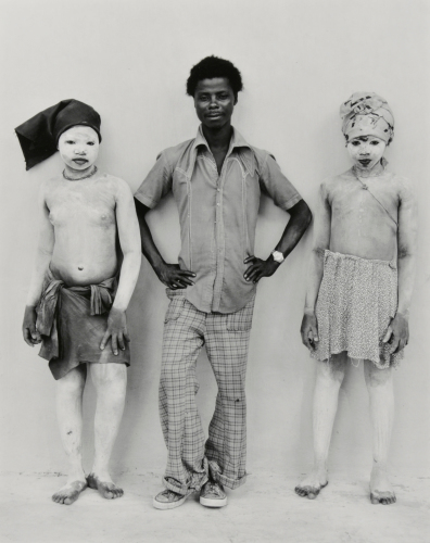 VARNEY AND GIRLS OF THE SANDE SOCIETY, TODEE LIBERIA