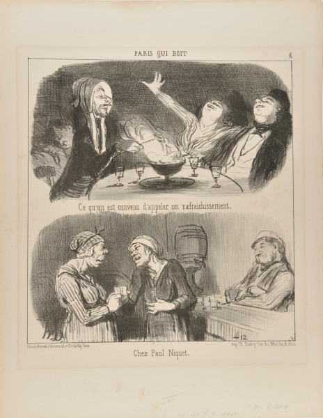 THE COMMON MEANING OF A REFRESHMENT. AT PAUL NIQUET'S.