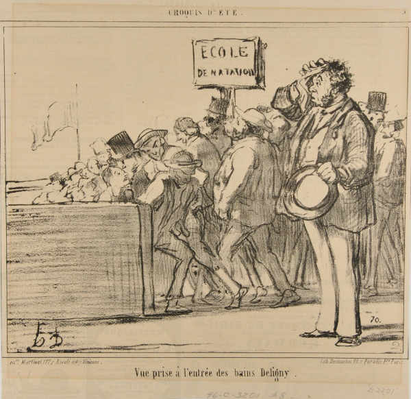 ENTRANCE TO THE PUBLIC BATHS AT DELIGNY.