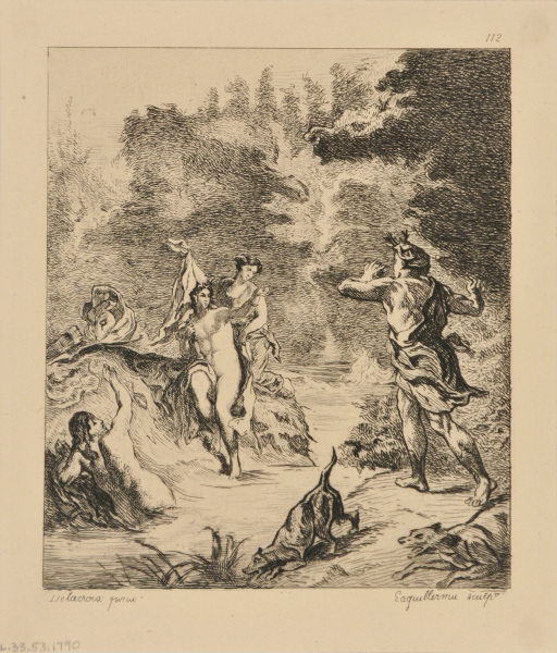 THE SUMMER - DIANA SURPRISED BY ACTAEON
