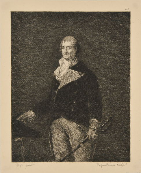 PORTRAIT OF A MAN HOLDING A SWORD