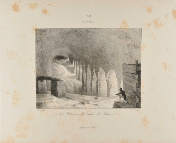 TIVOLI - INTERIOR VIEW OF THE VILLA OF MAECENAS