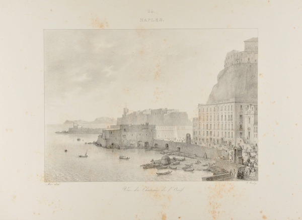NAPLES - VIEW OF THE CASTEL DELL'OVO