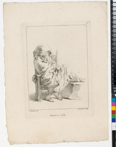 COLLECTION OF DIFFERENT OVER-ACTING TYPES DRAWN IN ROME BY CARLE VAN LOO, PAINTER TO THE KING