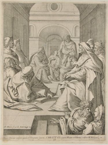 CHRIST DISPUTING WITH THE DOCTORS