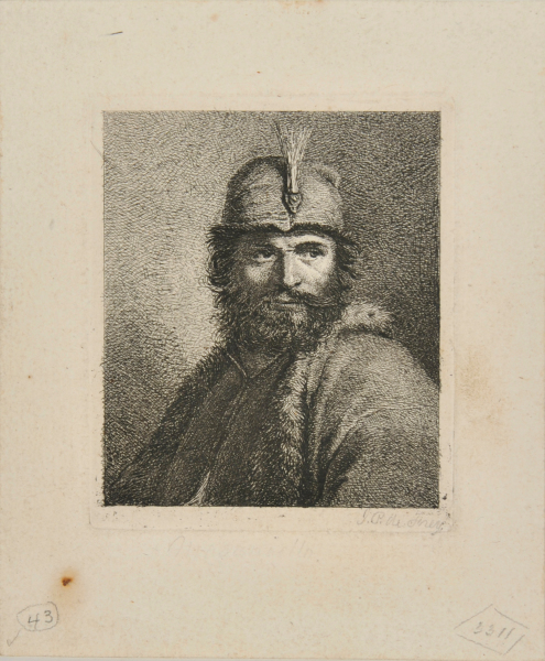 MAN WITH BEARD AND PLUMED HAT