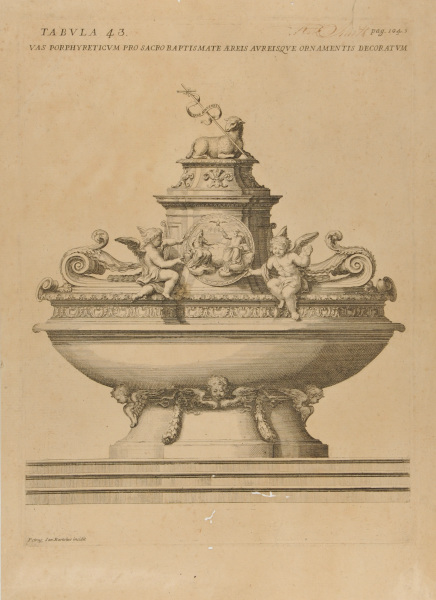 ORNAMENTAL BAPTISMAL FONT