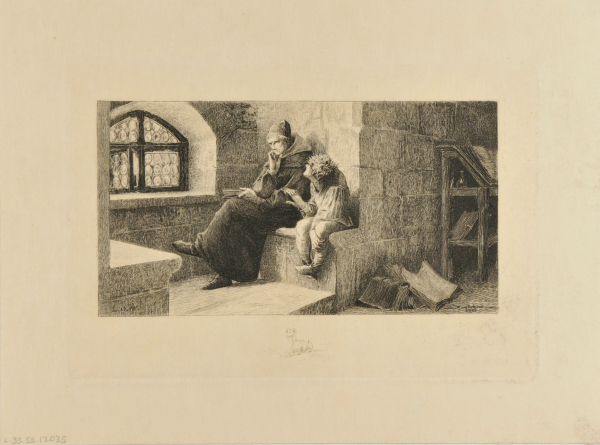 The Priest Teaching the Hunchback