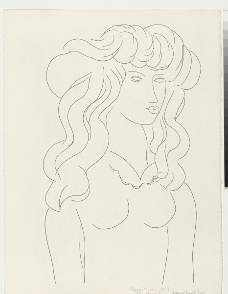 STUDY FOR "APPARITION" (REFUSED ETCHING)