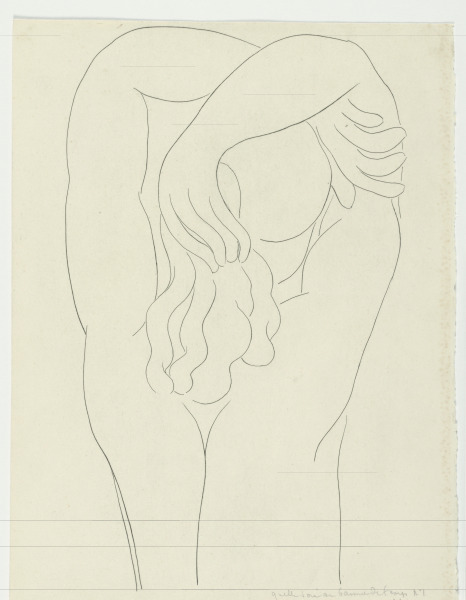 STUDY FOR "WHAT SILK WITH BALM FROM ADVANCING DAYS" (REFUSED ETCHING)