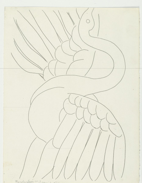 STUDY FOR "THE SWAN" (REFUSED ETCHING)