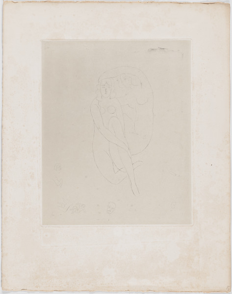 ARRANGING THE HAIR OF HÉRODIADE (REFUSED ETCHING)