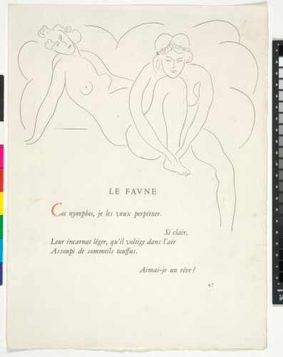 NYMPHS (REFUSED ETCHING ON PAGE PROOF)