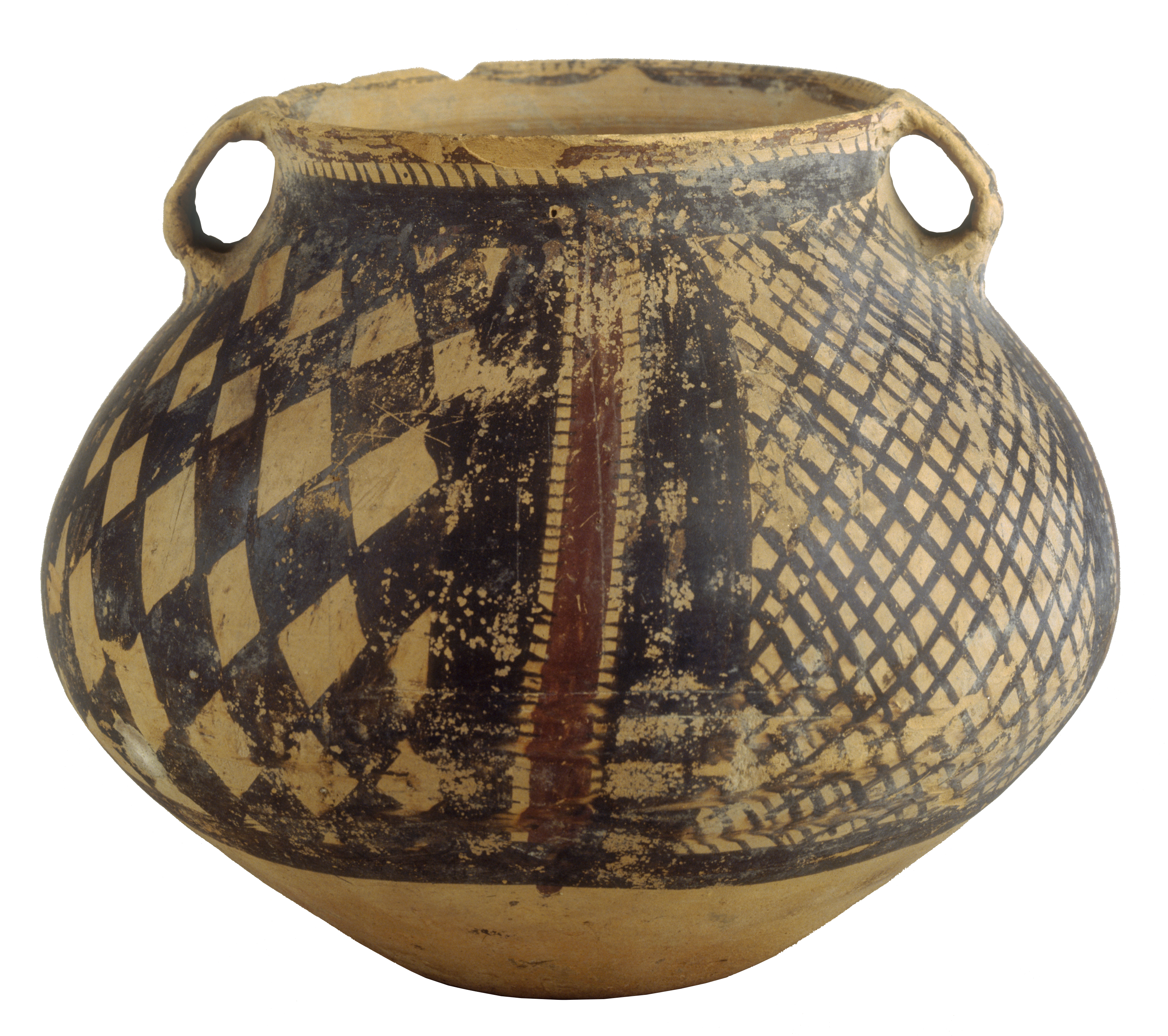 Banshan-Type Jar with Painted Geometric Design
